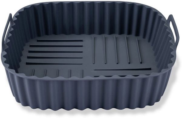 FACKELMANN Silikonform Silikon Backform, Heißluftfritteusen-Zubehör, Frittieren ohne Anhaften