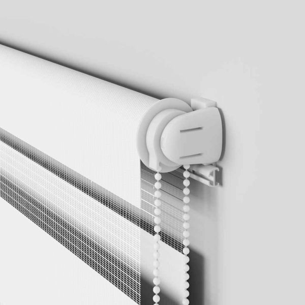 vidaXL Zebrarollo Weiß 130x230 cm Stoffbreite 125,9 cm Polyester 4014813 Bild 9