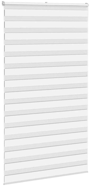 vidaXL Zebrarollo Weiß 130x230 cm Stoffbreite 125,9 cm Polyester 4014813 Bild 2