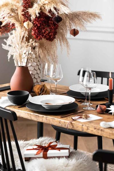 Villeroy & Boch Manufacture Rock Gourmetteller schwarz 32 cm 6er Set Bild 5