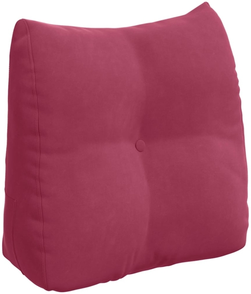 vidaXL Rücken Kissen Weinrot 45 x 24 x 50 cm Samt 42014376