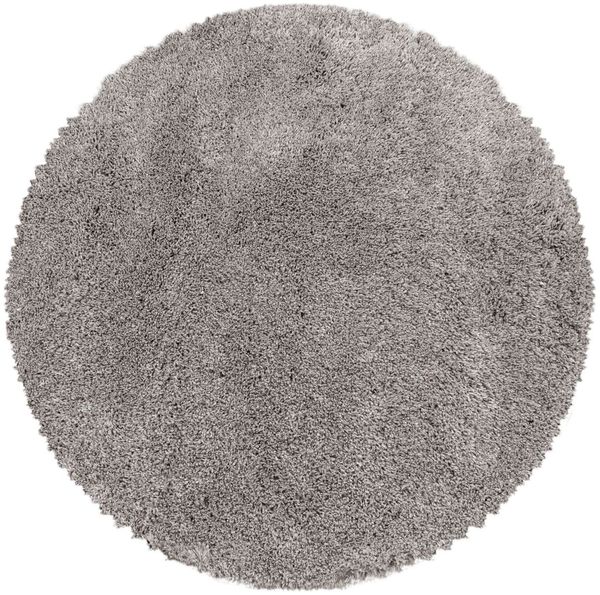 Hochflor Teppich Francesca rund - 80 cm Durchmesser - Beige