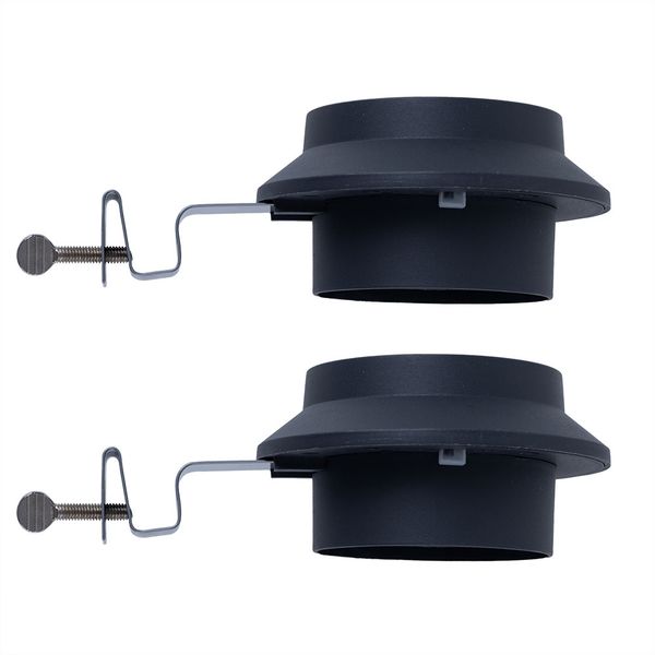2er Set Solar-Dachrinnenleuchten, L 16 cm