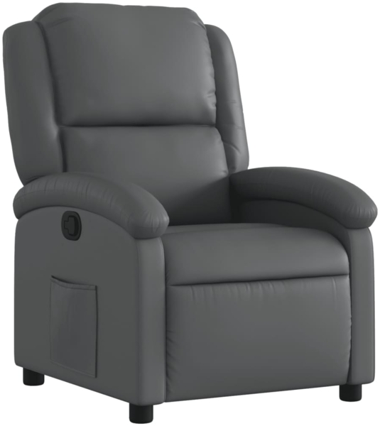 vidaXL Relaxsessel Grau Kunstleder 3205446
