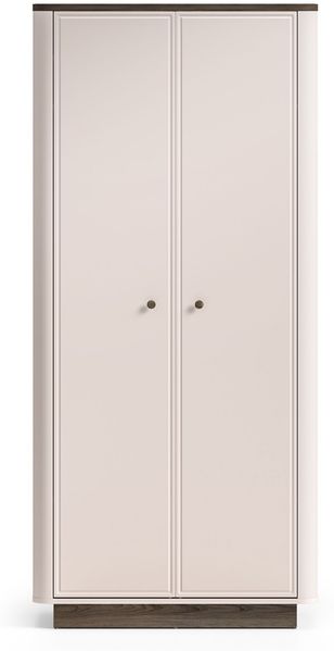 Selsey 'Vilavio' Kleiderschrank 2-türig, Kleiderstange & Fächer, Kaschmir/Eicheoptik, 92 cm Bild 6