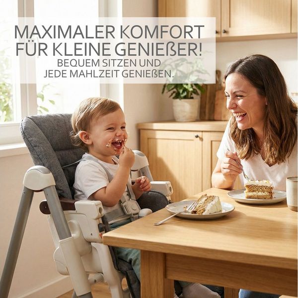 BambiniWelt by Rafael K. Hochstuhlauflage Ersatzbezug Sitzkissen kompatibel mit PEG PEREGO Prima Pappa Diner