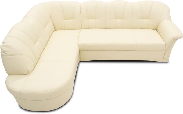 DOMO Collection Papenburg, Ecksofa, Kunstleder beige, 180 x 243 cm Bild 7