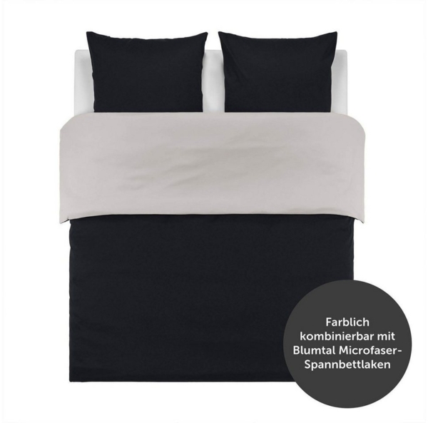 Blumtal Bettwäsche Premium aus atmungsaktiver Mikrofaser, OEKO TEX Zertifiziert, weiches& bügelfreie Bettwäsche, auch als Set Bild 2