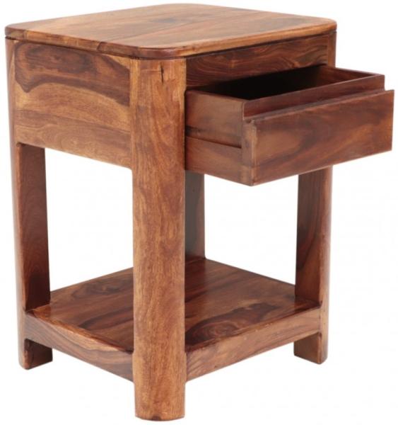 Nachttisch Tina 45x60x40 aus Sheesham-Massivholz Bild 2