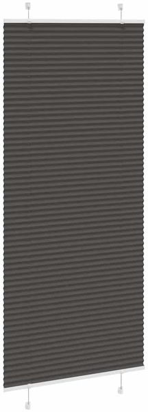 vidaXL Plissee Schwarz 95x200 cm Stoffbreite 94,4 cm Polyester 4015159 Bild 3