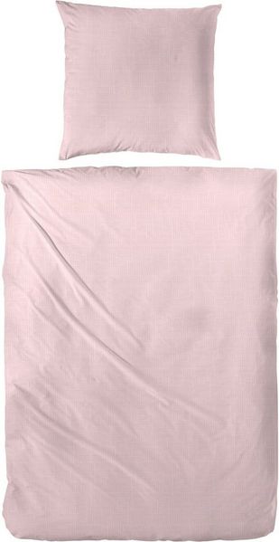 Biber Bettwäsche 155 x 220 cm rosa