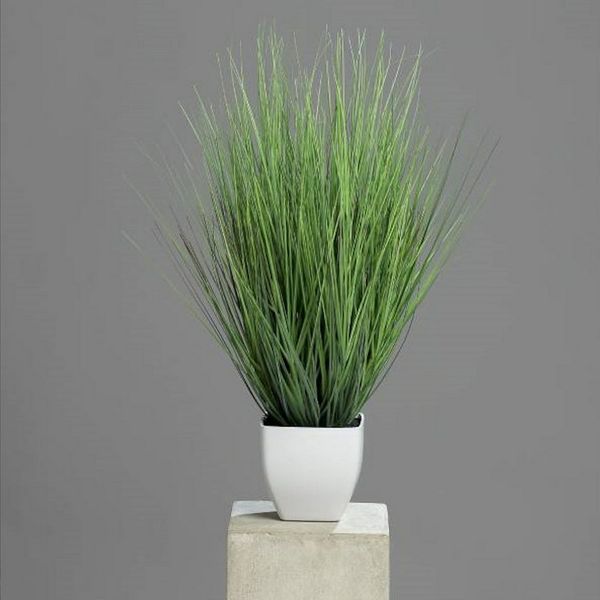 Kunstgras Topfpflanze, DPI, Höhe 60 cm, Farbe: Grün, Motiv: Gras