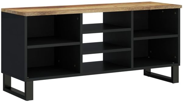 vidaXL TV-Schrank 100x33x46 cm Massivholz Mango & Holzwerkstoff 351966 Bild 11