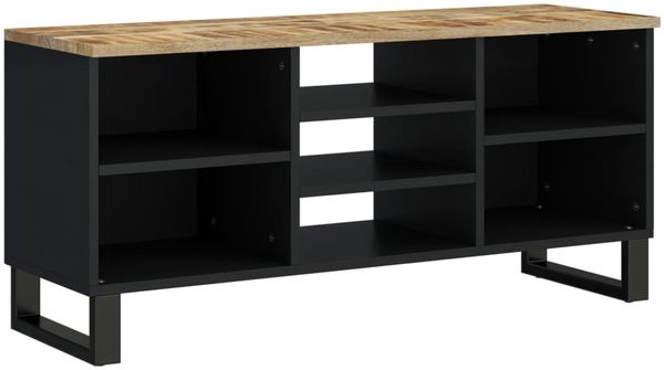 vidaXL TV-Schrank 100x33x46 cm Massivholz Mango & Holzwerkstoff 351966 Bild 12