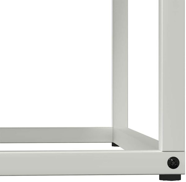 vidaXL Brennholzregal Weiß 69,5x35x81 cm Kaltgewalzter Stahl 864178 Bild 8