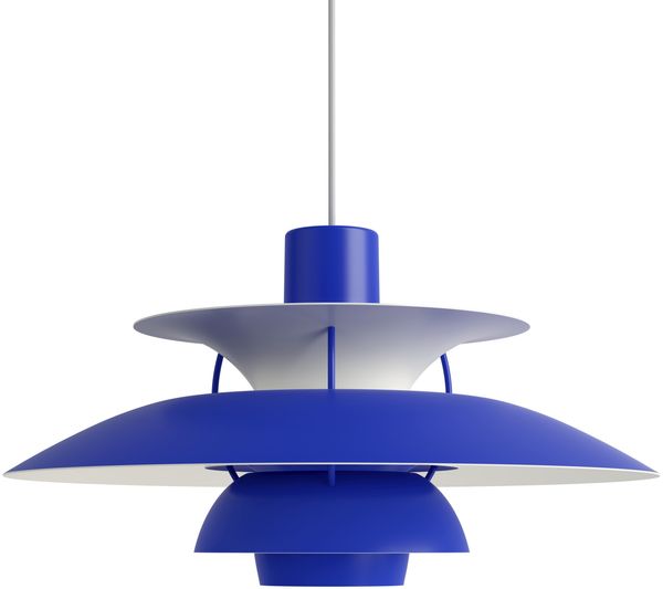 PH 5 Pendelleuchte Blau
