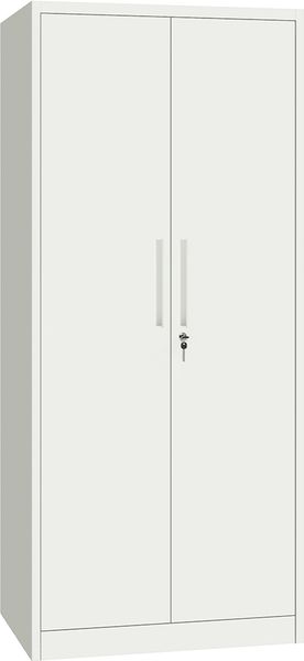 STEELSØN 'Regulus' Aktenschrank, Metall, weiß, 175x40x80 cm, abschließbar, Metallschrank mit 5 Fächern, geeignet als Werkzeugschrank Bild 12