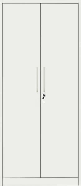 STEELSØN 'Regulus' Aktenschrank, Metall, weiß, 175x40x80 cm, abschließbar, Metallschrank mit 5 Fächern, geeignet als Werkzeugschrank Bild 14