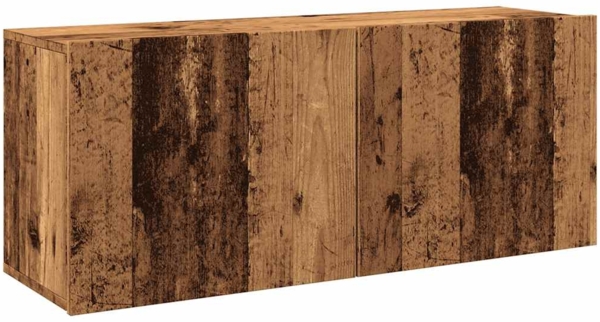 vidaXL TV-Wandschrank Altholz-Optik 100x30x41 cm 857670
