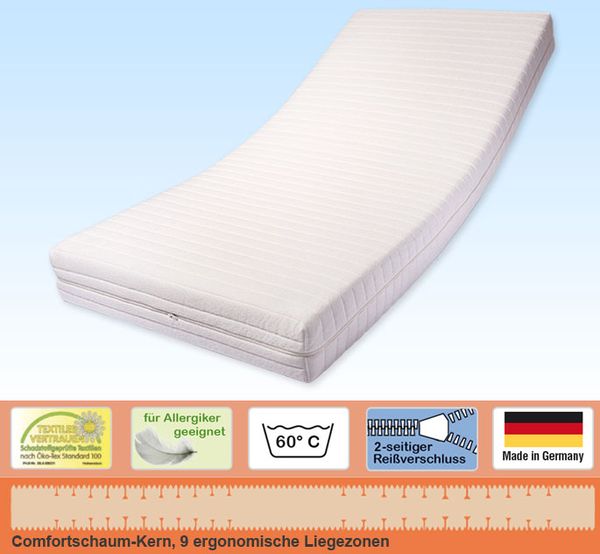Doctor Sleep 'medicon' Matratze 140x210 cm, H2 (RG 35), Kernhöhe 18 cm, Bezug: Medipur®