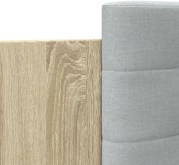 vidaXL Bettgestell mit Kopfteil Sonoma-Eiche 90x200 cm Holzwerkstoff 3209942 Bild 7