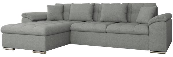 Ecksofa Diana mit Schlaffunktion und 2 Bettkasten (Farbe: Rico 12, Seite: Links)