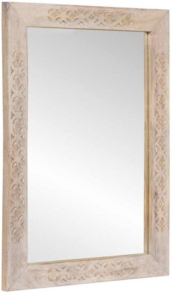 vidaXL Badezimmer Spiegel mit Spiegel Weiß 70 x 50 x 2,5 cm 4018147