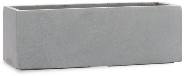 Pflanzwerk® Pflanzkübel TUB Frostbeständiger Fensterbank Premium Blumenkübel mit Lotus-Effekt, Fiberglas - Handgefertigt - Rechteckig – Frostbeständig