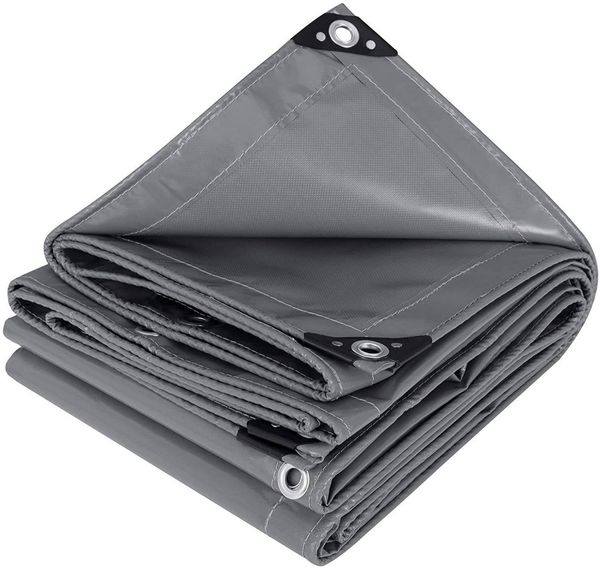 Woltu Gartenmöbel-Schutzhülle (1-St), PVC wasserdicht Schutzplane 500g/m² Bootsplane