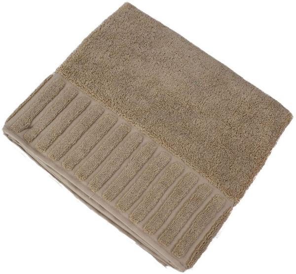 Badematte 50x80 cm Badteppich Baumwolle Badvorleger in 6 Farben erhältlich beige
