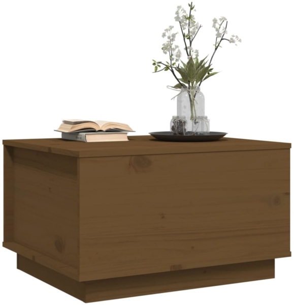 vidaXL Couchtisch Honigbraun 60x50x35 cm Massivholz Kiefer 813418 Bild 8