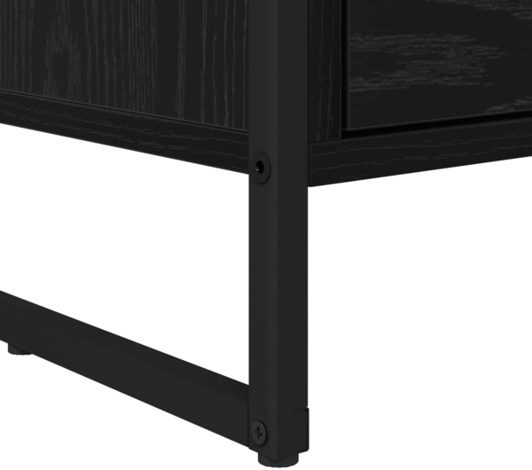 vidaXL TV-Schränk Schwarz Eichen-Optik 100 x 36 x 49.5 cm 886618 Bild 9