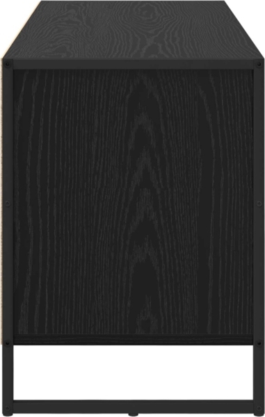 vidaXL TV-Schränk Schwarz Eichen-Optik 100 x 36 x 49.5 cm 886618 Bild 6