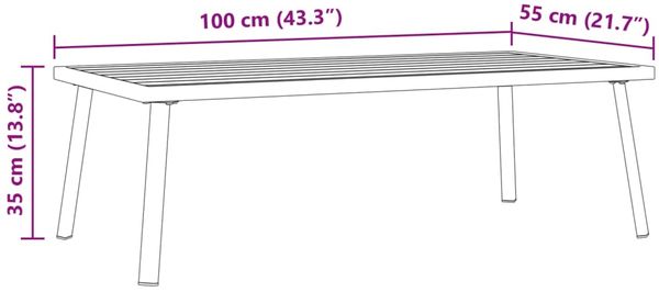 vidaXL Garten-Sofagarnitur mit Kissen Schwarz Stahl und Textilene 3283748 Bild 11