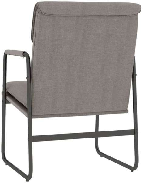 vidaXL Loungesessel Taupe 55x64x80 cm Stoff 351347 Bild 3