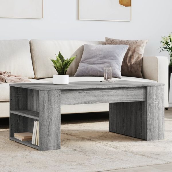 vidaXL Couchtisch Grau Sonoma 102x55x42 cm Holzwerkstoff 831859