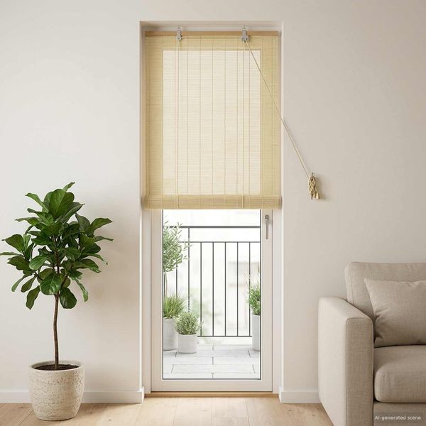vidaXL Rollo Natur 40 x 220 cm Bambus 42039749