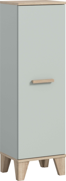 Badschrank (B/H/T: 34x116x31 cm) in hellgrün