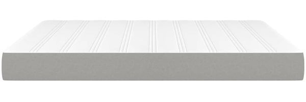vidaXL Taschenfederkernmatratze Mittel Hellgrau 180x200x20 cm Stoff 347834 Bild 4