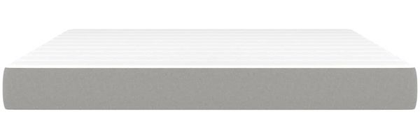 vidaXL Taschenfederkernmatratze Mittel Hellgrau 180x200x20 cm Stoff 347834 Bild 3