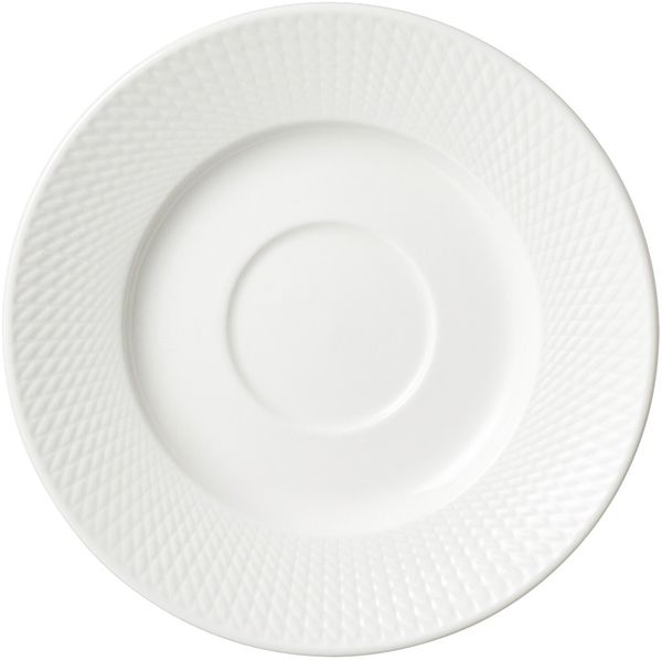 Ritzenhoff & Breker 'SAPHIR' Untertasse, Porzellan weiß, Ø 15.5 cm, spülmaschinenfest