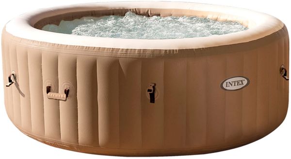 Intex Ø 196x71 cm Whirlpool Pure SPA - Bubble Massage, Beige 28426EX