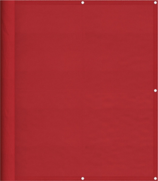 vidaXL Balkon-Sichtschutz Rot 120x700 cm 100% Polyester-Oxford 42002135