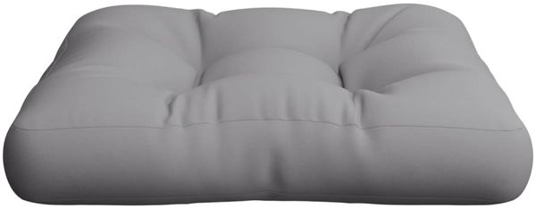 vidaXL Palettenkissen, Stoff, Grau, 60 x 60 x 12 cm Bild 5