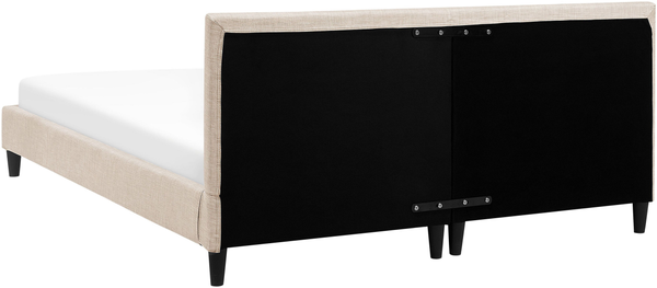 Polsterbett 'FITOU' Beige 160x200 cm Stoff Leinenoptik Bild 6