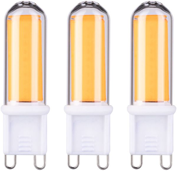 Standard 230V LED Stiftsockel G9 3er-Set 3x470lm 3x4,6W 2700K Klar