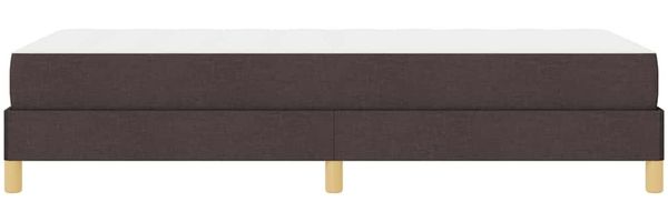vidaXL Boxspringbett mit Matratze Dunkelbraun 90 x 190 cm Stoff 3398531 Bild 8