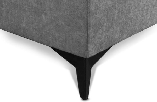 AX LIVING Boxspringbett 160x200 Palmeria Hellgrau Stauraum und Topper Bild 7