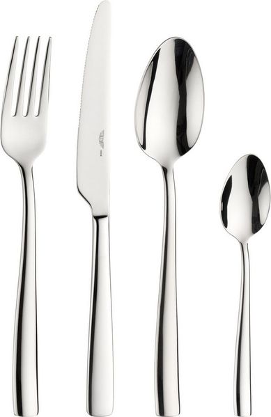 PINTINOX Besteck-Set VILLA (16-tlg), 4 Personen, Edelstahl 18/10, in moderner und zeitloser Formgebung