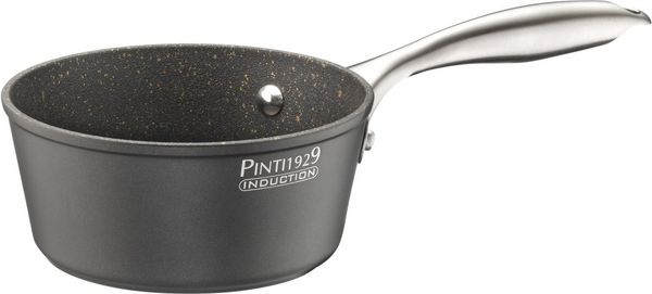 PINTINOX Kasserolle ST1, Aluminium, 3-lagige Antihaftbeschichtung, Induktionsgeeignet, Ø 16 cm